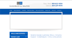 Desktop Screenshot of goluboffmazzei.com